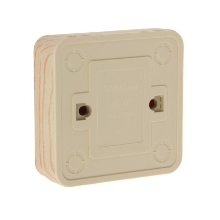 UNIVERSAL Olympus switch, 10 A, 2 keys, external, backlight, pine color-1