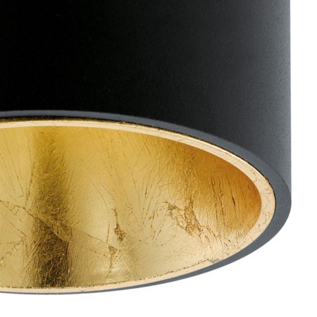 Lamp POLASSO 1x3.3W LED Black, gold 10x10x12cm-3