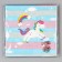 Paper Napkin "Rainbow Unicorn", in a set of 20 pcs.