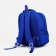 Baby backpack on lightning, 3 outer pockets, blue color