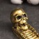Bowling stand - Skull Skull Skull, Old Gold, 25x4cm