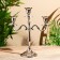 Aluminum "Power" for 3 candles 9x22x27.5 cm