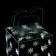 New Year. Box gift New Year's folding PVC "Snowflakes" 12 x 7 x 7 cm.