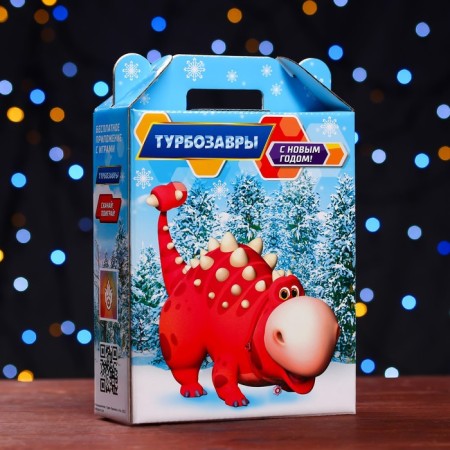 Gift box "Turbosaurs", a gift, 16.8 x 6.8 x 20.9 cm-1