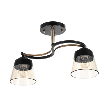 Rory chandelier 2he27 40W black 40x40x28 cm