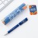 Metal handle in a tube "The most dear teacher", Blue pasta, 1.0 mm