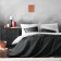 Set "Ibiza": a bedspread 160 x 220 cm, pillowcases 40 x 40 cm - 2 pcs, dark - gray