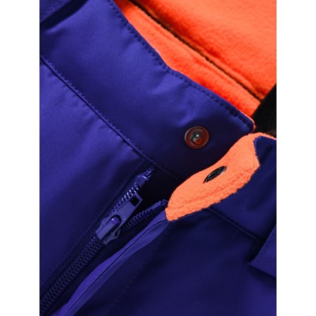 Ski costume for a boy, height 140 cm, orange color-14