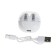 Wireless headphones R20, TWS, inserts, BT 5.3, 30/200 mAh, noise reduction, white