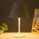 Desktop lamp Oliver 1x15W E27 white 25x25x40cm Risalux