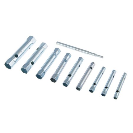 A set of keys-pipe sparta 137525, 10 items, 6 x 22 mm, 1 cake, galvanized