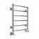 Terminus water heated towel rail "Classic" P6, 500x600 mm, lower connection, chrome
