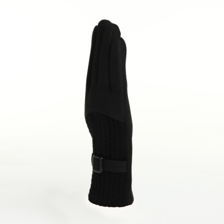 Gloves are female, dimensionless, without insulation, black color-1