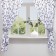 A set of curtains for the kitchen with sequences of Ethel “Pear” 145x180cm-2 pcs., 100% p/e
