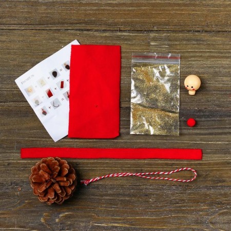 Set for creativity - create the Christmas tree decoration "Man"-3