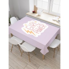 Girl Power table, rectangular, oxford, size 145x180 cm