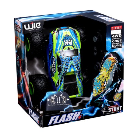 Flash jeep, radio -controlled, balances on the rear wheels, all -wheel drive, gyroscope-8
