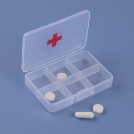 Aidlery Taberte "Fast Phevo", 6 sections, 8.7 × 5.5 × 1.8 cm, the color is transparent-1