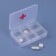 Aidlery Taberte "Fast Phevo", 6 sections, 8.7 × 5.5 × 1.8 cm, the color is transparent
