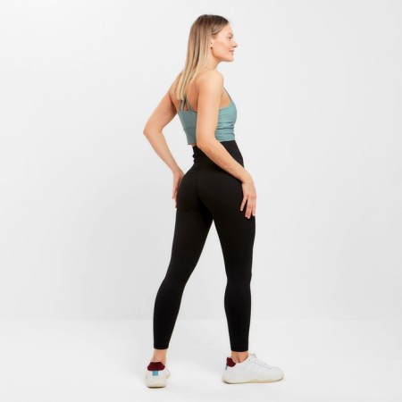 Female sports leggings, black color, size 40-42 (s)-7