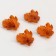 Miniature Puppet "Autumn Leaf", set of 4 pcs., Size 1 pc. - 2 × 2 × 0.5 cm