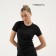 Women's T -shirt, basic, size m (46), black color