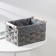 Basket for storage laid handmade DOLAND, 41 × 30 × 20 cm, color mix