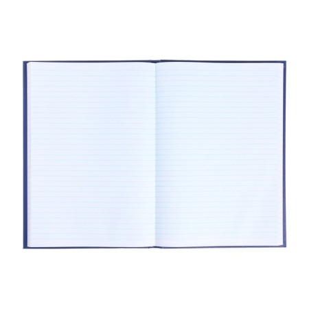 Book of accounting, 96 sheets, boumvinyl cover, offset block, line, blue color-3
