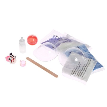 Set for experiments "New Year's bombs", ball and snowflake, in a bag