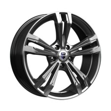 Диск литой Rapid Каррера (КС655) 7x18 5x112 ET43 d57.1 дарк-платинум