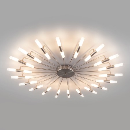 Ceiling light Bogate’s Bastone 349, G4, 40x3W, 1200x1200x88 mm, Nickel color-1