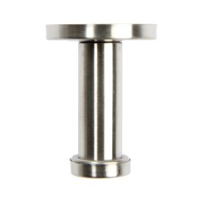 Hook furniture tundra TKO010, one -rod, 16x50 mm, stainless steel, 10 pcs