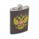 Gift set 6 in 1 "Russia": a flask 270 ml, funnel, 4 piles, black, 17 x 23 cm