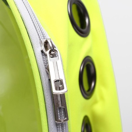 Backpack for carrying animals, transparent, 31 x 28 x 42 cm, yellow-8