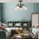 Ceiling lamp 5x60W E27, size 53x53x35 cm