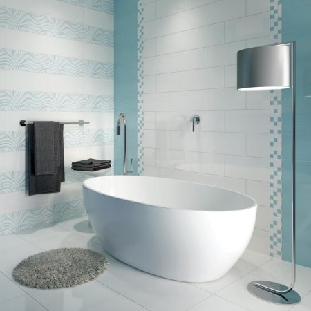 Ceramic mosaic Tiffany Blue 300x300x9.5 mm-1