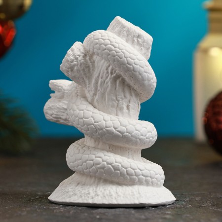 Figure for coloring "Snake on a tree" 10x8cm-2