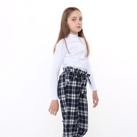 Baby turtleneck, white color, height 116 cm-2