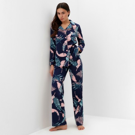 Пижама женская (рубашка и брюки) KAFTAN "Tropical dream" р. 52-54-3