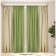 Set of curtains "Canvas", size 200x250 cm, 2 pcs, olive color, light beige