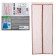 Antimoscate grid for doors, 100 × 210 cm, on magnets, brown color
