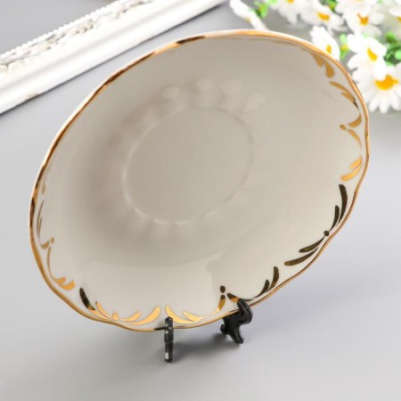 Plastic plastic stand 7.5 cm black, for plates 7-10 cm-2