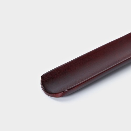 Spoon for shoes wooden, 30 × 4 cm, brown color-2