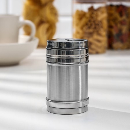 Solonka made of stainless steel “metallic”, 280 ml, 6.3 × 10.5 cm, silver color