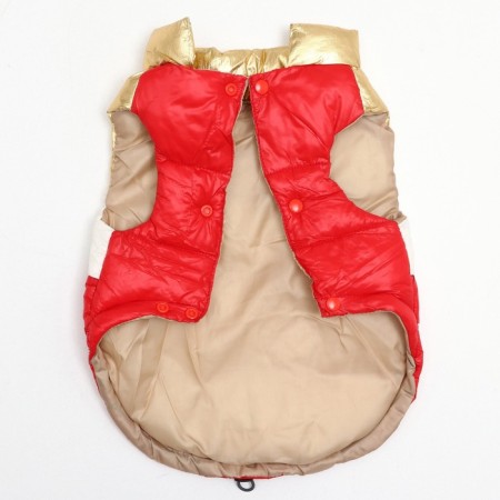 Jacket for dogs with weighting size 16 (DS 36, OG 46, Osh 35), gold-red-5