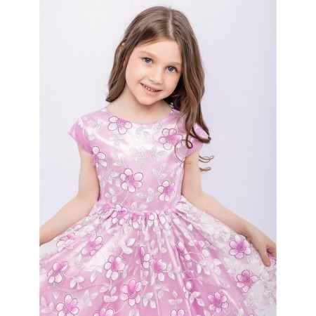Dress "Alina", height 98 cm, pink color-8