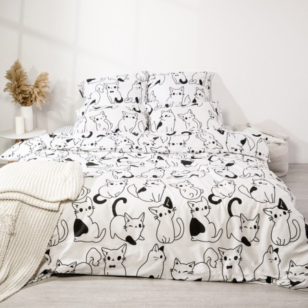 Bed linen 1.5sp the night is tender "Simon" 145x215cm, 150x220cm, 70x70cm 2pcs-1