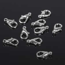 Castle Castle, (set 10 pcs.), 12 × 7 mm, silver color