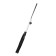 Pecado BDSM label, white handle, black whips, genuine leather