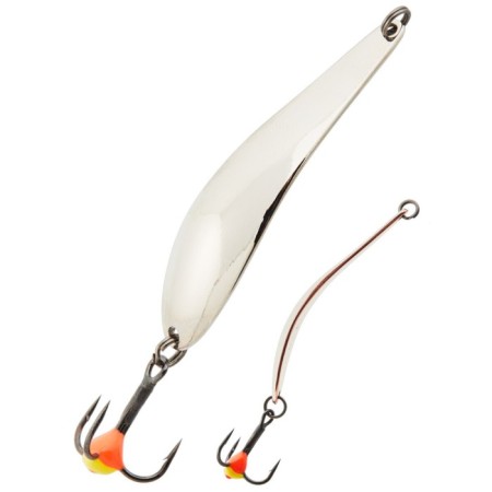 Loof Vertical Winter Lucky John X-Blade with a tee, 3.9 g, s blister